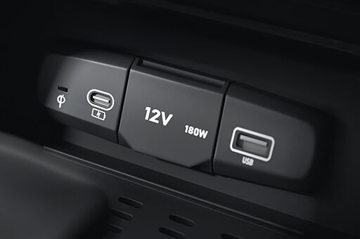 Hyundai Creta C Type USB ports